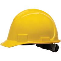 Casque de s&eacute;curit&eacute; &agrave; bord court North, R&eacute;pond aux normes CSA type 1, Suspension Rochet, Non ventil&eacute; Canadian Safety Group Inc.