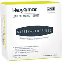 Serviettes nettoyantes pour lentilles, 4,9" x 7,9", 300 /pqt. Canadian Safety Group Inc.