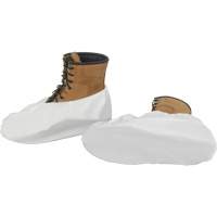 Couvre-chaussures, Taille unique, Microporeux, Blanc Canadian Safety Group Inc.