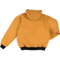 Blouson d'aviateur en toile lourde avec capuchon, Hommes, Petit, Brun Canadian Safety Group Inc.