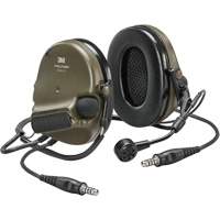 Casque VI NIB avec deux fils de sortie Peltor ComTac, Style Cordon cervical, 22 dB Canadian Safety Group Inc.
