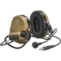 Casque VI NIB avec fils de sortie unique Peltor ComTac, Style Cordon cervical, 22 dB Canadian Safety Group Inc.