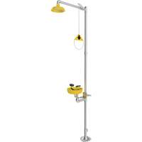 Douche durgence et douche oculaire combin&eacute;es, Socle Canadian Safety Group Inc.
