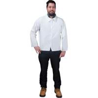 Chemise jetable, Microporeux, Petit, Blanc Canadian Safety Group Inc.