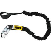Arc Flash Shock Absorbing Lanyard, 6', Locking Snap Hook Center, Choke-Off Loop Leg Ends, Nylon Canadian Safety Group Inc.