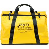 Vinyl Coated Drag Bag, Nylon, Black/Yellow Canadian Safety Group Inc.