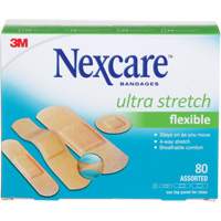 Pansements ultra-extensibles Nexcare, Assorti, Plastique, Non st&eacute;rile Canadian Safety Group Inc.