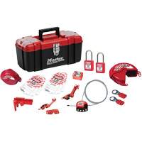 Basic Lockout Kit with Zenex Thermoplastic Locks, Electrical/Valve Kit, 19 Components Canadian Safety Group Inc.