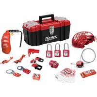 Standard Lockout Kit with Zenex Thermoplastic Locks, Electrical/Valve Kit, 27 Components Canadian Safety Group Inc.