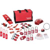 Premier Lockout Kit with Zenex Thermoplastic Locks, Electrical/Valve Kit, 34 Components Canadian Safety Group Inc.