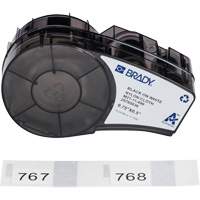 Aggressive Adhesive Multi-Purpose Labels with Ribbon, Black Canadian Safety Group Inc.
