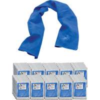 Serviette de refroidissement par &eacute;vaporation Chill-Its 6602, Bleu Canadian Safety Group Inc.