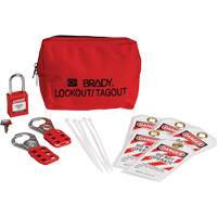 Lockout Tagout Kit with Nylon Safety Padlock in Pouch, Electrical Kit, 14 Components Canadian Safety Group Inc.
