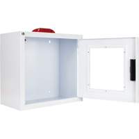 Grande armoire standard pour DEA avec alarme & stroboscope, Zoll AED Plus/Zoll AED 3/Cardio-Science/Physio-Control Pour, Non m&eacute;dical Canadian Safety Group Inc.