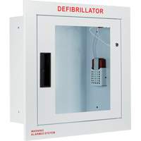 Grande armoire enti&egrave;rement encastr&eacute;e avec alarme, Zoll AED Plus/Zoll AED 3/Cardio-Science/Physio-Control Pour, Non m&eacute;dical Canadian Safety Group Inc.