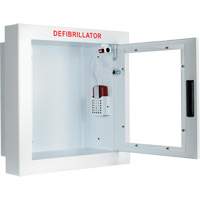 Grande armoire semi-encastr&eacute;e avec alarme, Zoll AED Plus/Zoll AED 3/Cardio-Science/Physio-Control Pour, Non m&eacute;dical Canadian Safety Group Inc.