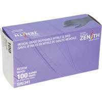 Medical Grade Disposable Gloves, Medium, Nitrile, 6-mil, Powder-Free, Black, Class 2 Canadian Safety Group Inc.