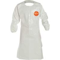 Tablier &agrave; manches jetables, Tychem 4000, Blanc, 44" lo Canadian Safety Group Inc.