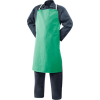 Weldlite Fire-Resistant Cotton Apron, Bib, 36" L, Green Canadian Safety Group Inc.