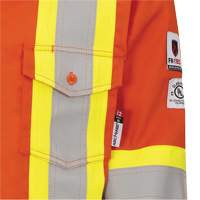 7743 Chemise de s&eacute;curit&eacute; ignifug&eacute;e FR-Tech, Petit, Orange haute visibilit&eacute; Canadian Safety Group Inc.