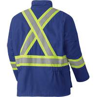5523 Manteau de s&eacute;curit&eacute; ignifuge, Petit, Bleu royal, 58 cal/cm² Canadian Safety Group Inc.