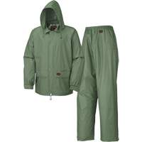 583 V&ecirc;tements imperm&eacute;ables, Polyester/PVC, Petit, Vert Canadian Safety Group Inc.