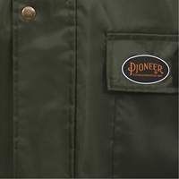 D8120J Manteau &agrave; capuchon ind&eacute;chirable Nailhead pour planteur d'arbres, Polyester/PVC, T-petit, Vert Canadian Safety Group Inc.