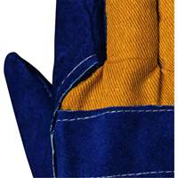 630 Gants d'appareilleur isol&eacute;s bleus, Taille unique, Paume en Cuir de vache refendu, Doublure en Boa Canadian Safety Group Inc.
