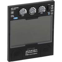 Filtre dobscurcissement automatique large &agrave; intensit&eacute; variable Advantage Plus, 5-1/4" la x 4-1/2" h Champ de vision, Pour utilisation avec S26200 Canadian Safety Group Inc.