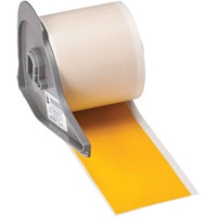 All-Weather Permanent Adhesive Label Tape, Vinyl, Yellow, 2" Width Canadian Safety Group Inc.
