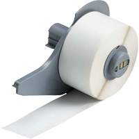 All-Weather Permanent Adhesive Label Tape, Vinyl, White, 1" Width Canadian Safety Group Inc.