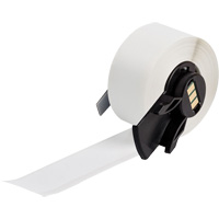 Multi-Purpose Label Tape, Vinyl, White, 1" Width Canadian Safety Group Inc.