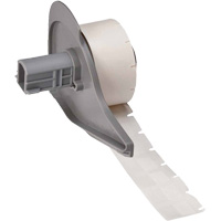 Self-Laminating Wrap-Around Wire & Cable Labels, Vinyl, 0.5" L x 0.75" H, White Canadian Safety Group Inc.