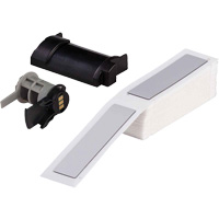 Raised Panel Labels, Polyester, 1" L x 4" H, White Canadian Safety Group Inc.