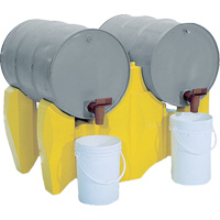 Support pour 2 barils &agrave; lhorizontale, 46,5" lo x 30" la x 31" ha Canadian Safety Group Inc.