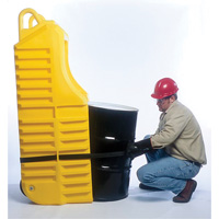 Chariot pour baril, 26,5'' lo x 26,5'' la x 5'' h, Cap. de d&eacute;versement 800 gal. US Canadian Safety Group Inc.