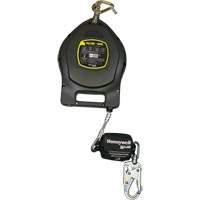 Falcon+ Edge Self-Retracting Lifeline, 50', Galvanized Steel, Swivel Canadian Safety Group Inc.