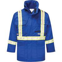 Avenger 9 oz. Flame Resistant Insulated Parka, Small, Royal Blue Canadian Safety Group Inc.