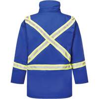 Avenger 9 oz. Flame Resistant Insulated Parka, Small, Royal Blue Canadian Safety Group Inc.