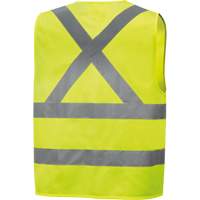 6886 Veste de s&eacute;curit&eacute; haute visibilit&eacute; en tricot chaîne, Jaune lime haute visibilit&eacute;, Petit, Polyester Canadian Safety Group Inc.