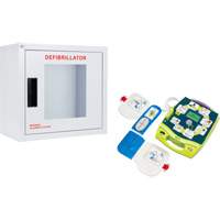 AED Plus&reg; Defibrillator & Wall Cabinet Kit, Semi-Automatic, English, Class 4 Canadian Safety Group Inc.