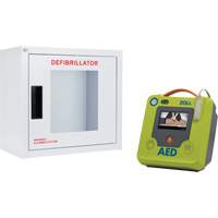 AED 3 AED & Wall Cabinet Kit, Semi-Automatic, English, Class 4 Canadian Safety Group Inc.