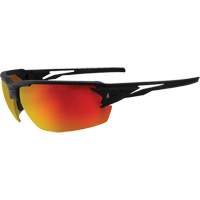 Pumori Safety Glasses, Red/Mirror Lens, Anti-Scratch, ANSI Z87+/MCEPS GL-PD 10-12/Meets/Exceeds CSA Z94.3 Canadian Safety Group Inc.