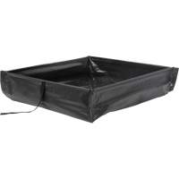 Collapsible Roll-Up Spill Berm, 15 US gal. Capacity, 2' W x 2' L x 6" H Canadian Safety Group Inc.