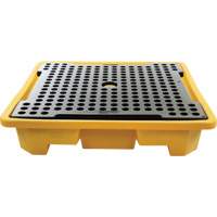 4-Drum Spill Pallet, 66 US gal. Spill Capacity, 57.5" x 57.5" x 12" Canadian Safety Group Inc.