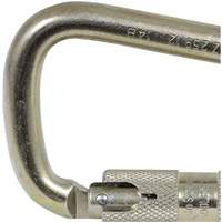 CP-03015-1 Mousqueton zingu&eacute; avec ouverte de portique de 1", Acier Canadian Safety Group Inc.