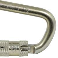 CP-03015-1 Mousqueton zingu&eacute; avec ouverte de portique de 1", Acier Canadian Safety Group Inc.