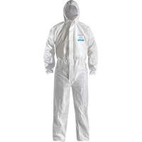 Combinaison CoverMe XP1800 de type 5/6 avec capuchon, Moyen, Blanc, Microporeux Canadian Safety Group Inc.