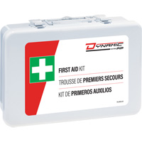 Trousse de premiers soins Dynamic, R&eacute;pond ou surpasse la norme CSA Z1220-24 type 2 environnements &agrave; faible risque, Petit (2-25 travailleurs) Canadian Safety Group Inc.