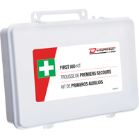 Trousse de premiers soins Dynamic, R&eacute;pond ou surpasse la norme CSA Z1220-24 type 2 environnements &agrave; faible risque, Petit (2-25 travailleurs) Canadian Safety Group Inc.
